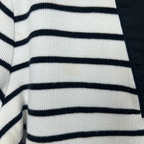 Ralph Lauren Blue/White Striped Nautical Women's Sweater Shawl Neck Size Large - Picture 3 of 8